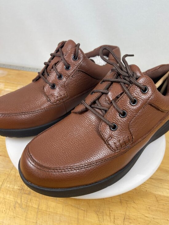 Nunn Bush Cam Men 10M Cognac Leather Oxford Comfort Gel Lace Up NIB main image 16